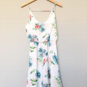 Ivory Floral Dress
